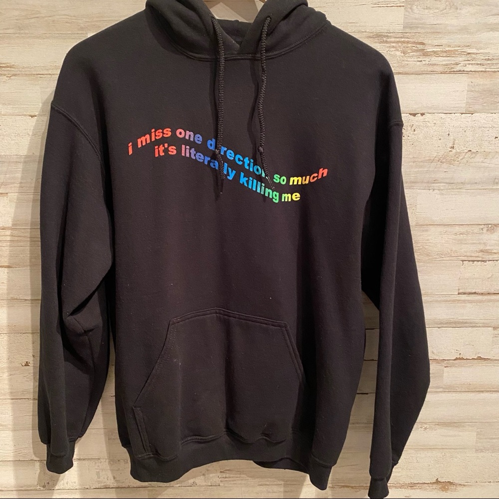 Black ONE DIRECTION Pullover Hoodie